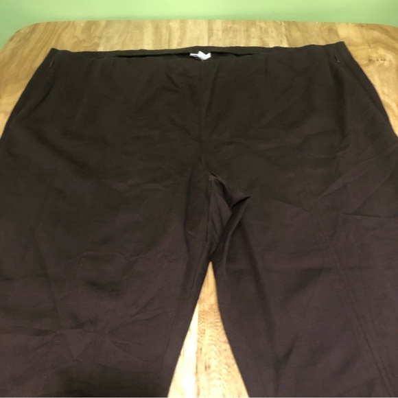 NWT $99 USD J Jill Chocolate Brown Stretch Pants Womens Plus Size 28W 50x28 - Picture 2 of 12